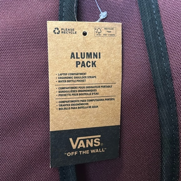 Port Royale Grey VANS Men’s ALUMNI BACKPACK - Picture 6 of 7